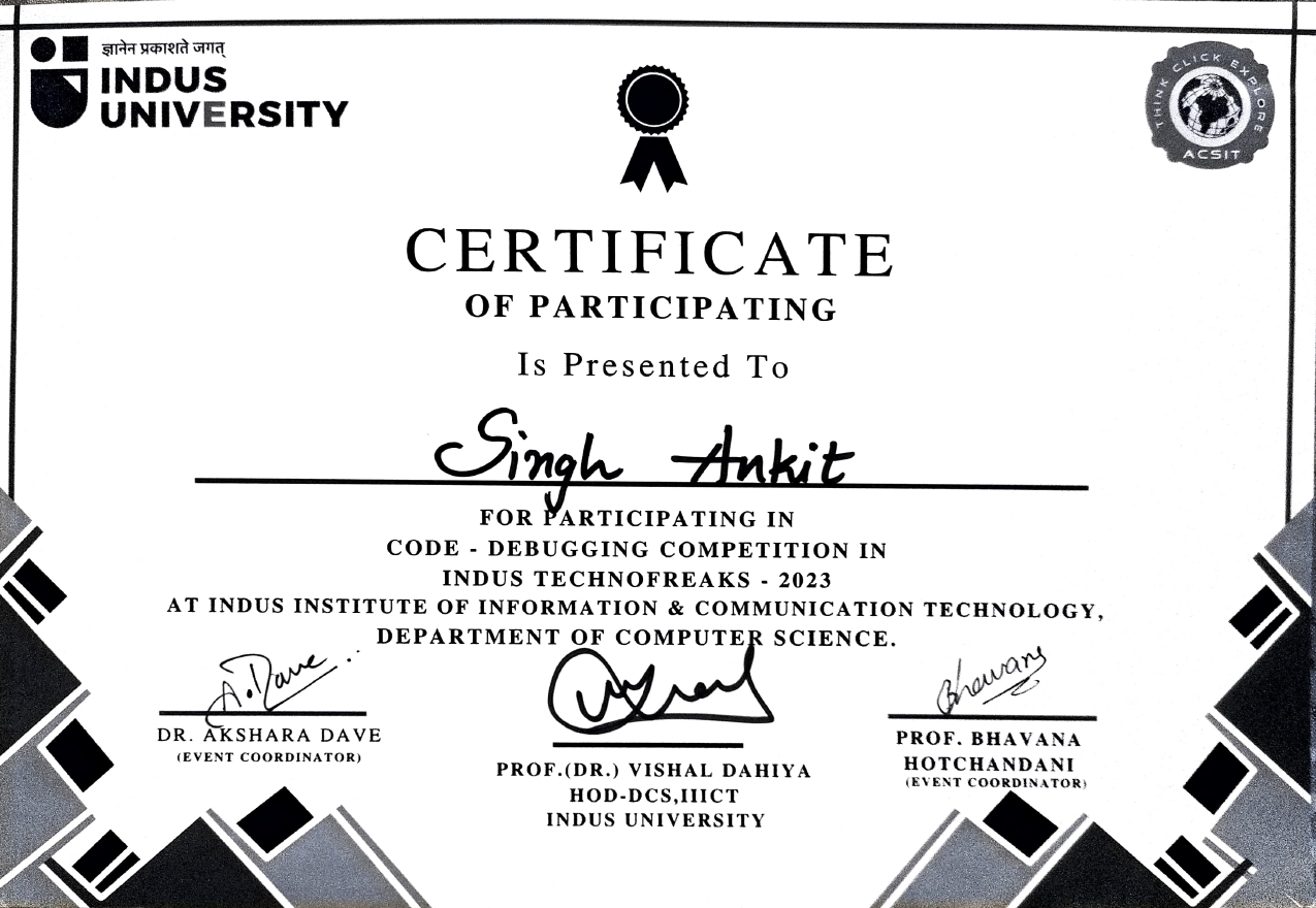 Ankit Singh | Portfolio